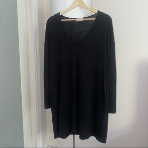 Aritzia Wilfred black long-sleeve dress